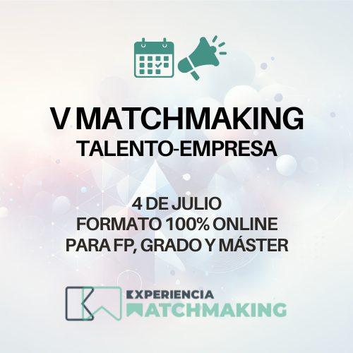 Abierta la inscripción para el V Matchmaking Talento–Empresa, edición 100 % online