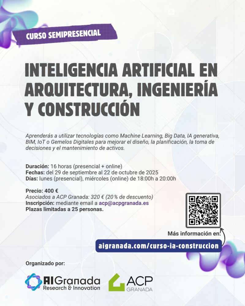 Curso sobre IA en Arquitectura, Ingeniería y Construcción